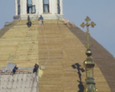 В Мариуполе произошло преображение самого большого купола города (ФОТОФАКТ)