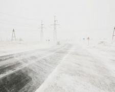 Донецкую трассу, ведущую в Мариуполь, могут закрыть из-за снегопада