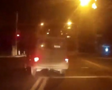 Погоня в Мариуполе. Пьяного водителя остановил только тупик (ВИДЕО)