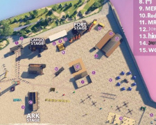 Карта MRPL City Fest 2021: на пляже обустроили 15 локаций (СХЕМА)