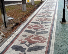 В Мариуполе тротуары будут делать из плитки 