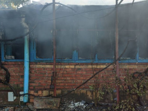 При пожаре неподалеку от Мариуполя погибла пенсионерка