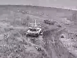 Азовці яскраво підірвали російський потужний танк під Авдіївкою