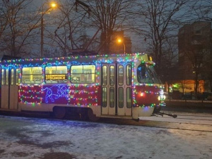 Стало известно, как будет работать коммунальный транспорт Мариуполя в новогоднюю ночь