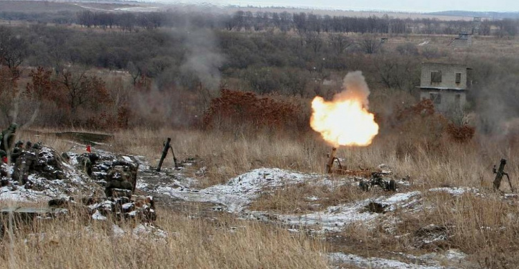 Штаб АТО: Формирования «ДНР» обстреляли из минометов свои позиции под Мариуполем