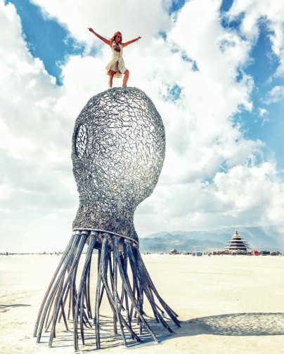 Безумный праздник искусства Burning Man 2016 в пустыне  (ФОТО)
