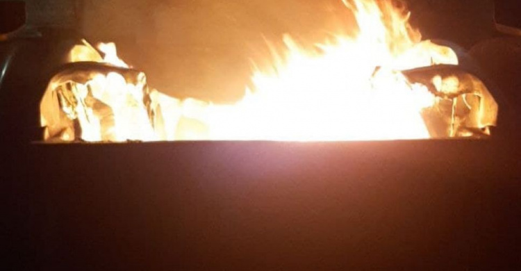 В Мариуполе сгорели дотла три мусорных бака