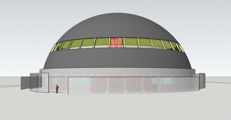 В Мариуполе под куполом создают уникальный Музей науки. Как он будет выглядеть?