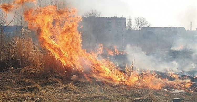 Под Мариуполем, как и во всей области зафиксирован рост пожаров