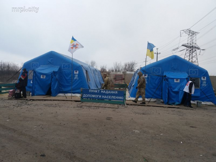 В ГСЧС сообщили о ситуации в морозы на КПВВ Донецкой области (ФОТО)