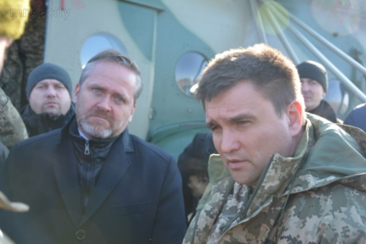 Из-за обстрелов Климкин и министр иностранных дел Дании не смогли посетить Широкино
