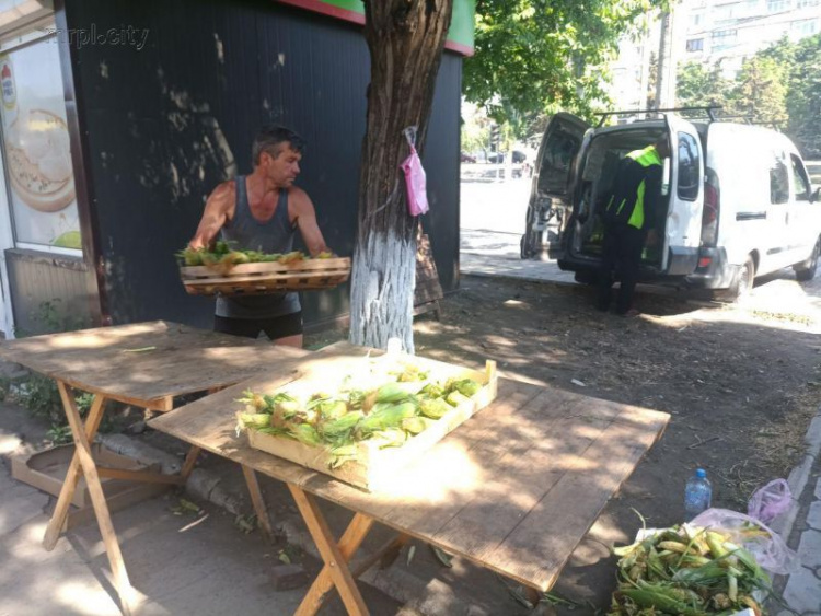 Фрукты и овощи прямо с земли: почему стихийные торговцы Мариуполя выбирают обочины улиц вместо рынков? (ФОТО+ВИДЕО)