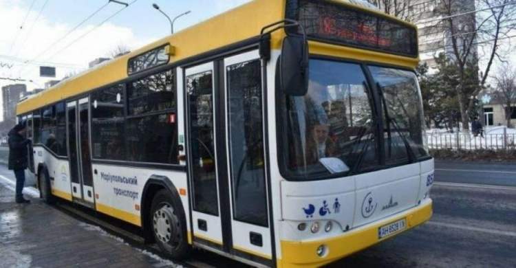 Изменилась работа общественного транспорта в Мариуполе