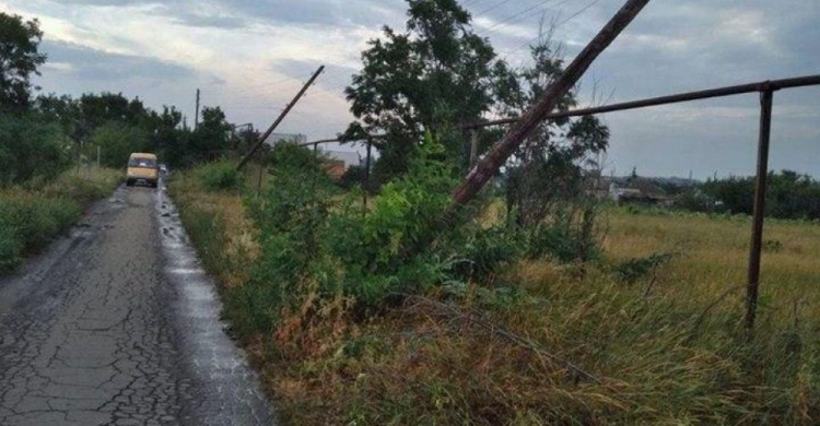 Стихия оставила без света и газа жителей Донецкой области