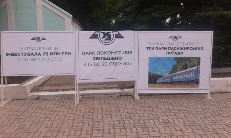 Гройсман открыл в Донецкой области модернизированный за 73 млн грн железнодорожный участок 