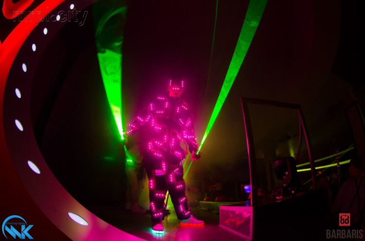 Led-Laser Show Night. BarBaris