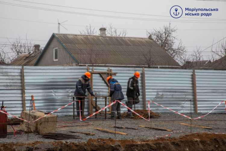 Доступное жилье: в Мариуполе продолжается строительство первого в Украине «стального дома»
