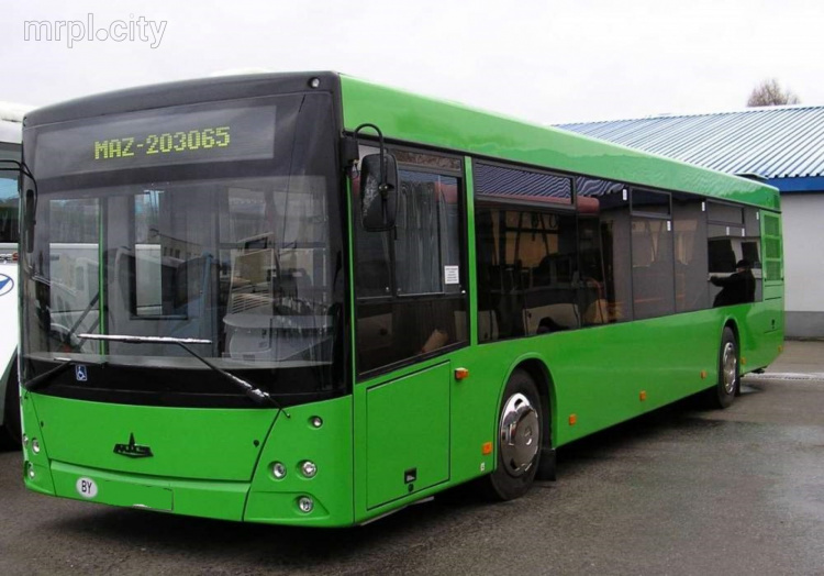 Муниципальный транспорт Мариуполя пополнился новыми 15 автобусами с кондиционерами