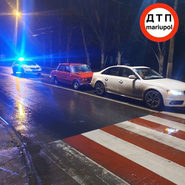 «Пьяное» ДТП в Мариуполе: есть пострадавший