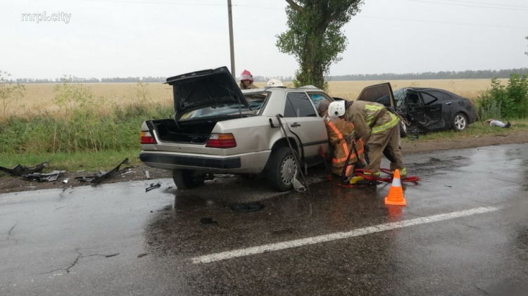 Под Мариуполем в лобовом столкновении машин погибли два человека (ФОТО)