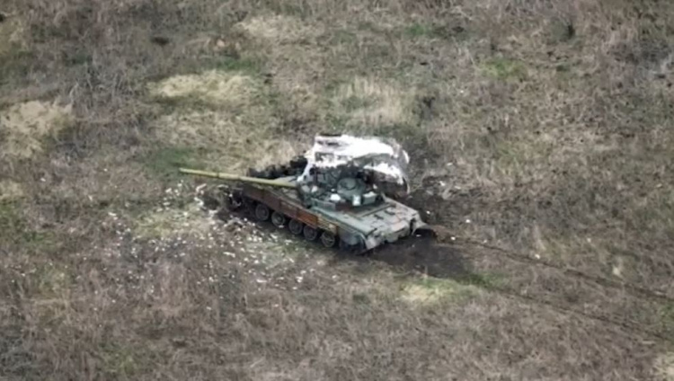 ЗСУ підірвали російський танк під Бахмутом