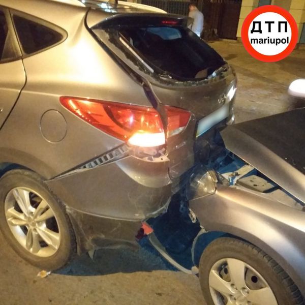 Водитель, превысивший норму алкоголя в 15 раз, устроил тройное ДТП в Мариуполе