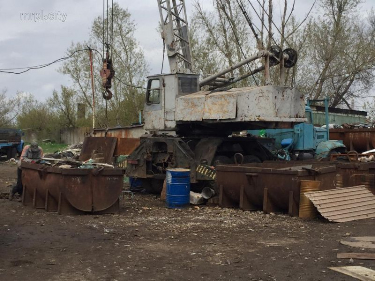 В Мариуполе обнаружена нелегальная площадка по переработке металла (ФОТО)