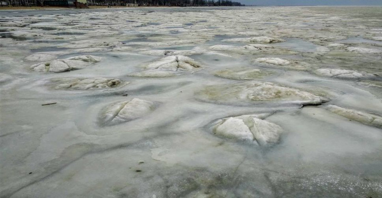 Возле ледяного моря попрощались с зимой около двух тысяч мариупольцев