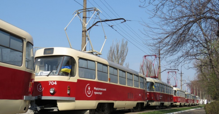 Мариупольские трамваи уже оснастили GPS, а летом добавят Wi-Fi