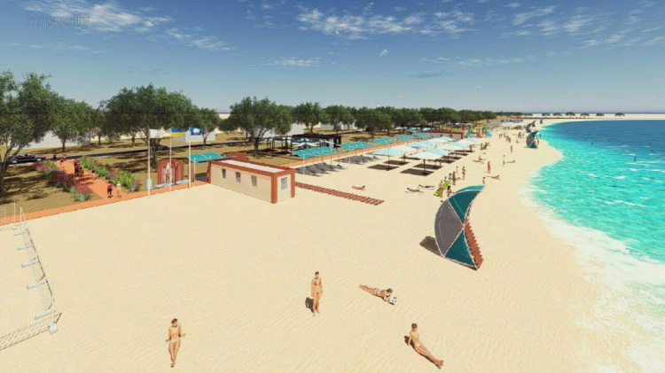 Каким будет пляж «Песчанка» Мариуполя после реконструкции (ФОТО)
