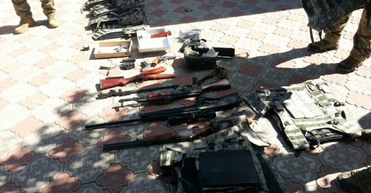 На предприятии «Донецкоблгаз» обнаружен крупный схрон оружия (ФОТО)