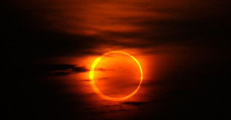 Мариупольцы смогут наблюдать кольцевое солнечное затмение