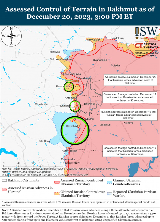 Росіяни атакували Україну дронами та наступали на чотирьох напрямках на Донбасі – карта