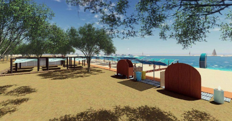 Каким будет пляж «Песчанка» Мариуполя после реконструкции (ФОТО)