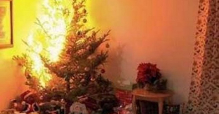 Новогодний праздник в Мариуполе омрачили пожары