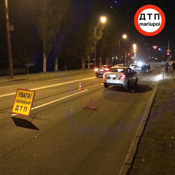 В Мариуполе водитель BMW сбил пешехода