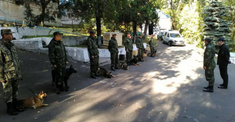 Собаки-полицейские со всей Украины прибыли на службу в Донецкую область
