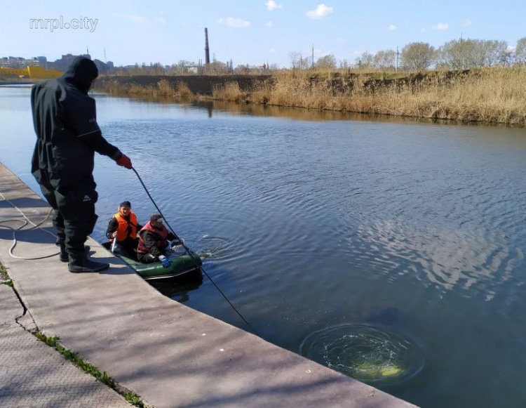 Из реки в Мариуполе вытащили около 8 кубометров пластика (ФОТО)
