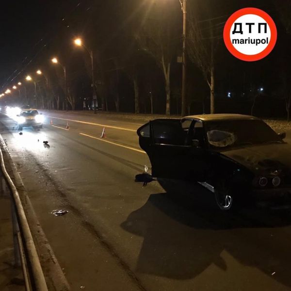 В Мариуполе водитель BMW сбил пешехода