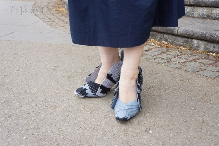 Туфли-голубки: японка создала необычную обувь 