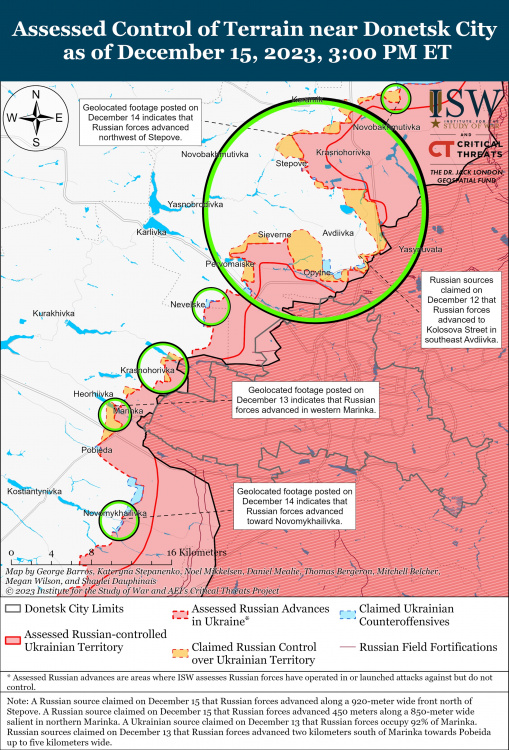 Росіяни на Донбасі відновили наступ на п’яти напрямках  - ситуація та карта