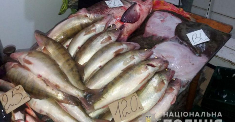 В Мариуполе на рынке пыталась незаконно продать 500 кг рыбы