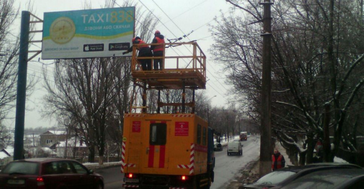 В Мариуполе не восстановлено движение электротранспорта в Приморском районе (ФОТО)