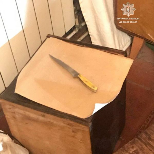 Житель Мариуполя вонзил в живот своей дочери нож