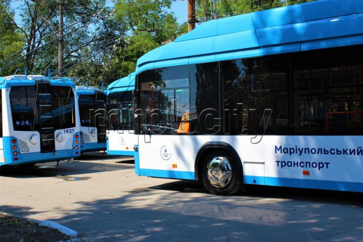 Транспортный парк Мариуполя пополнится 15-ю новыми троллейбусами