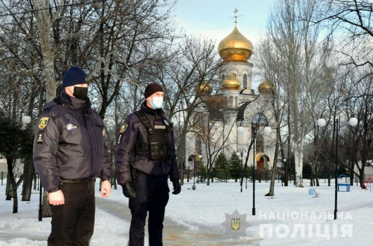 Во время рождественских богослужений у храмов Донетчины будут дежурить сотни полицейских