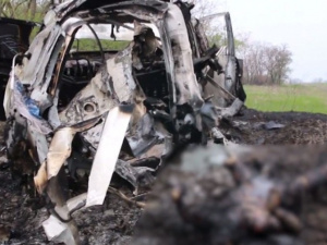 Машина ОБСЕ под оккупированным Луганском подорвалась на фугасе