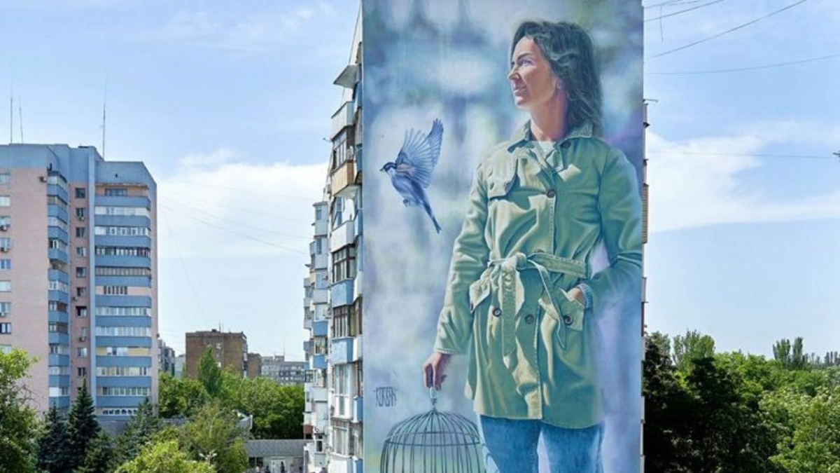 Окупанти знищили ще один мурал у Маріуполі - подробиці
