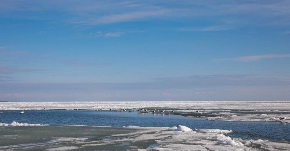 В Мариуполе на лед вышло более 700 человек, один провалился