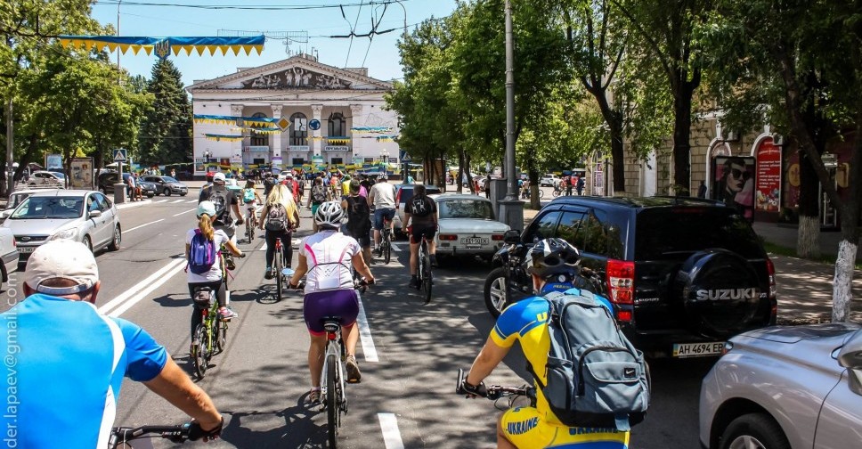 Мариупольцы провели масштабный «Велодень» (ФОТО)